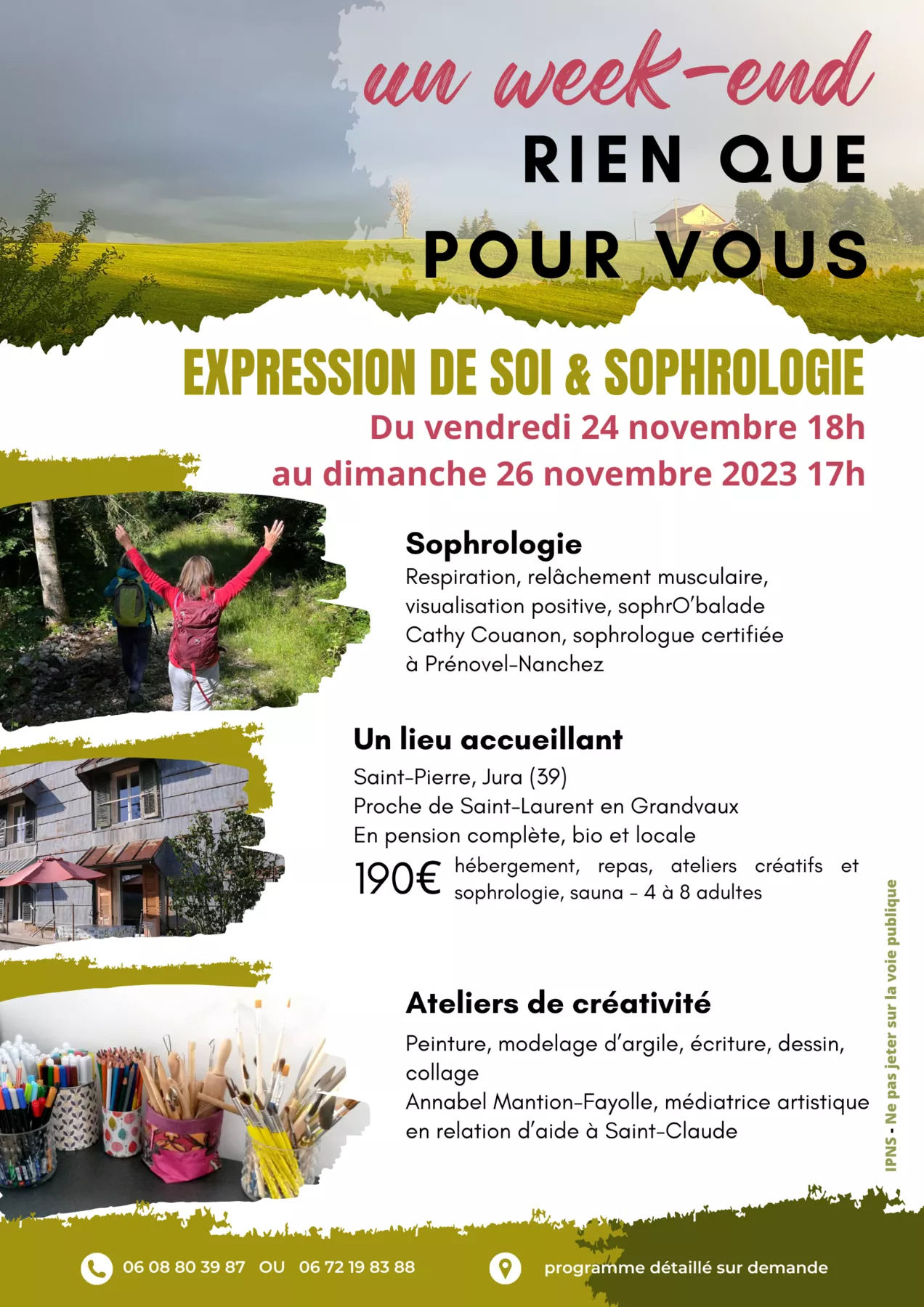 Week-end expression de soi & sophrologie