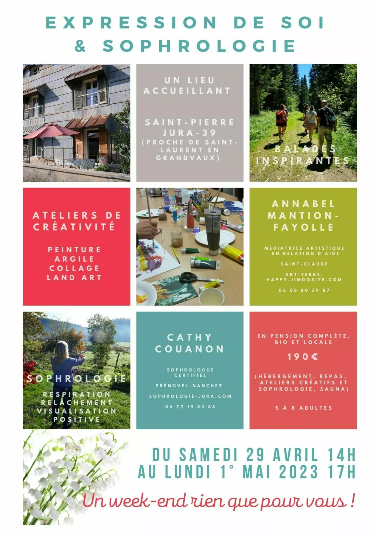 Week-end expression de soi & sophrologie