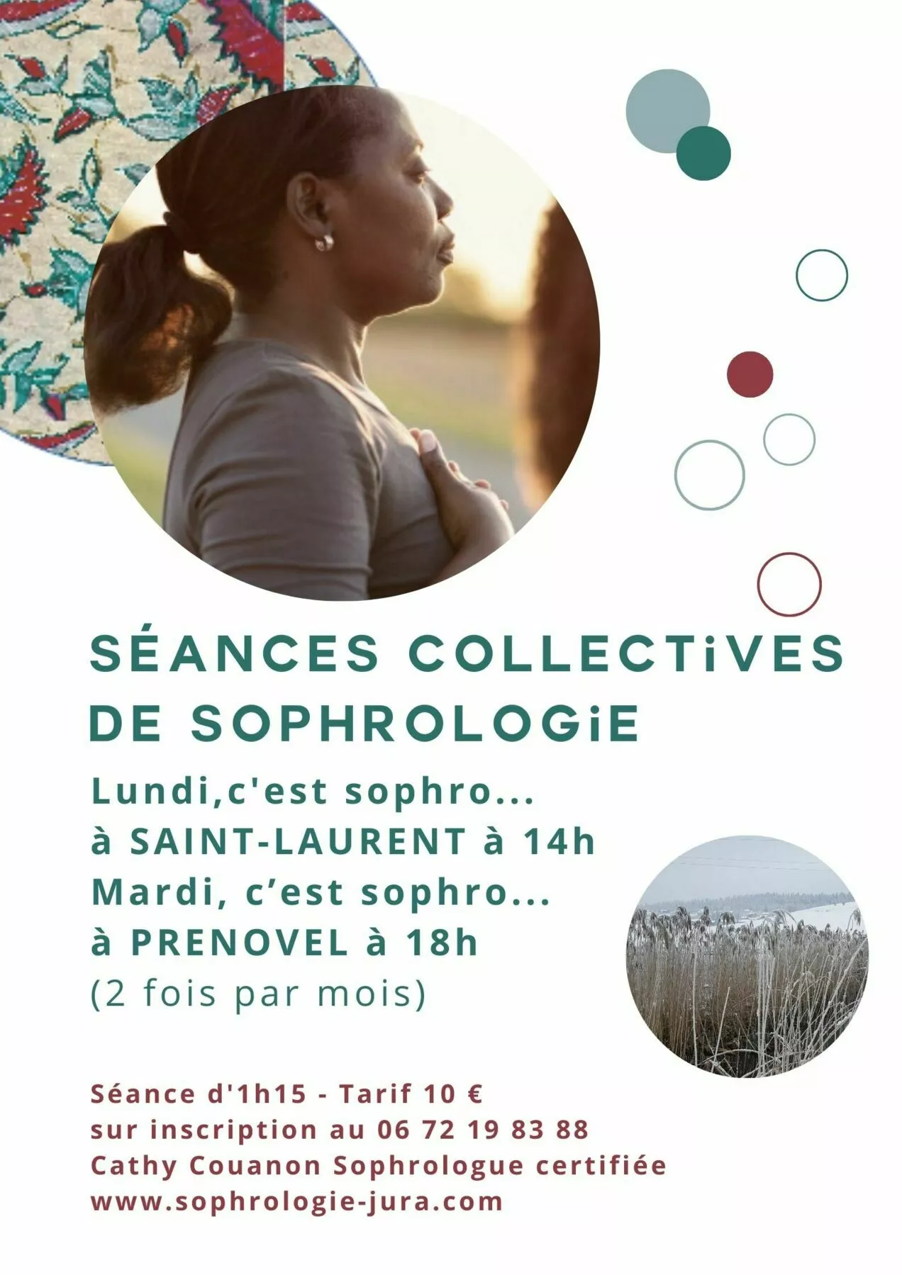 Prochaines séances collectives de sophro !